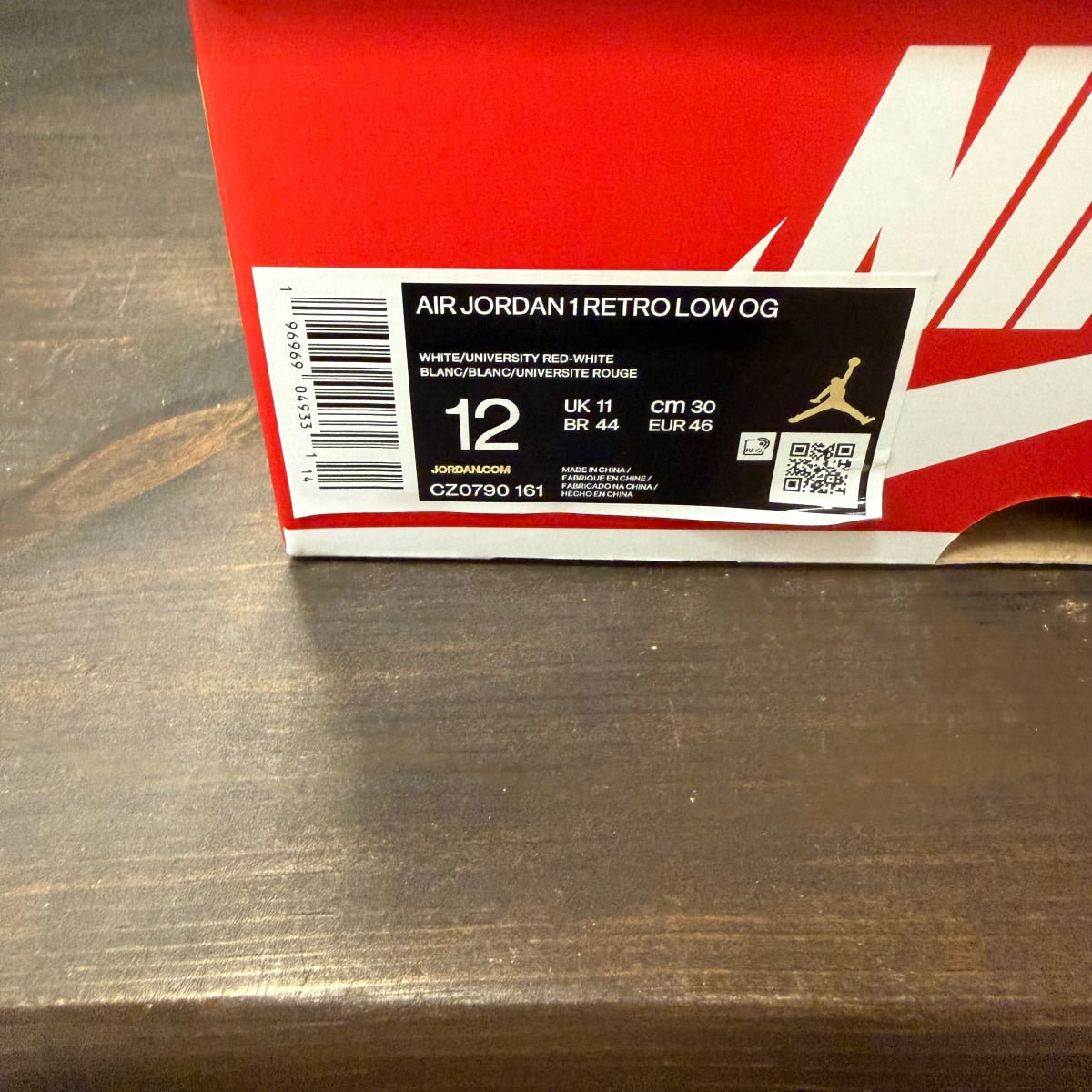Jordan 1 Retro Low OG University Red - Image 7