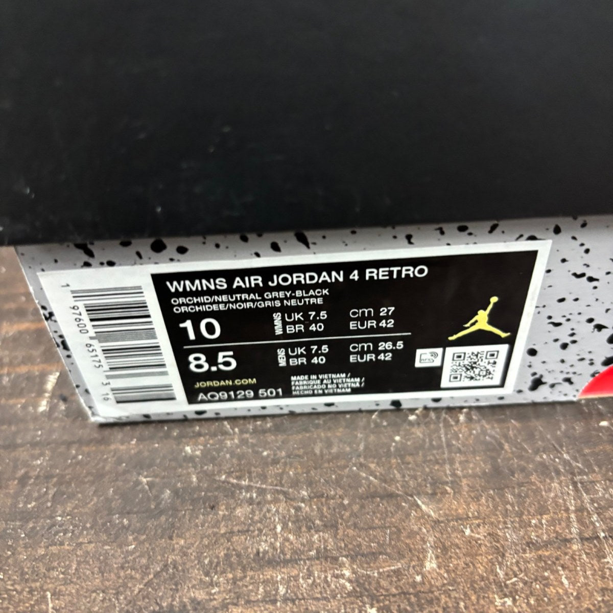 Jordan 4 Retro Orchid (Women's) - Image 7