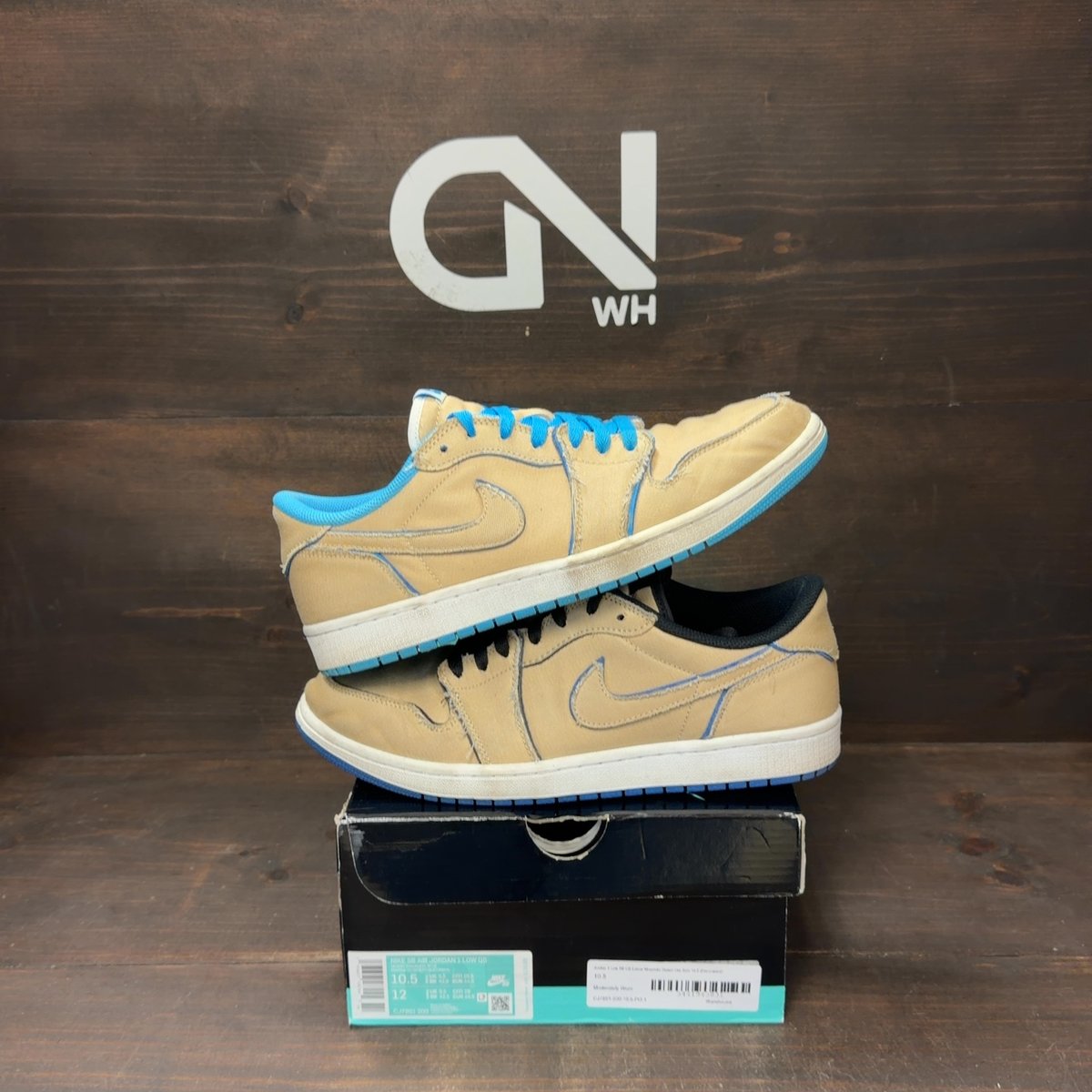Jordan 1 Low SB QS Lance Mountain Desert Ore Size 10.5 (Pre-Owned) - front