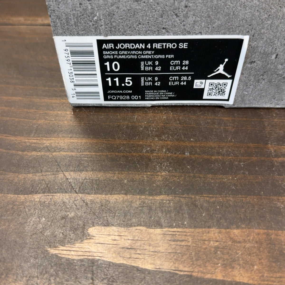Jordan 4 Retro SE Paris Olympics Wet Cement - Image 8