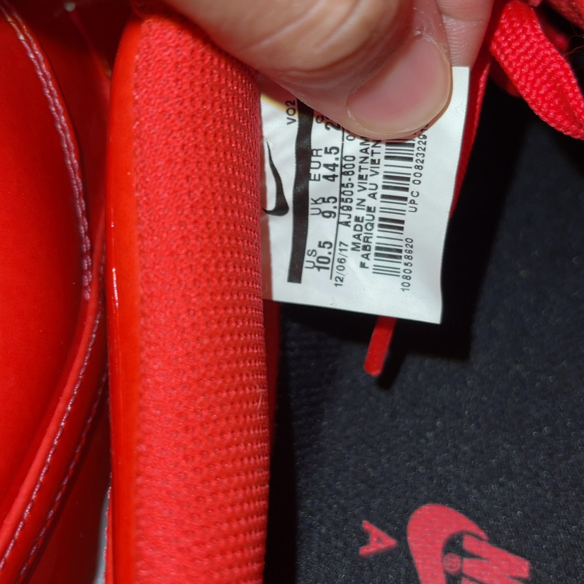 Nike Air Force 1 Low Ultraviolet Siren Red Size 10.5 (Pre-Owned) - Image 7