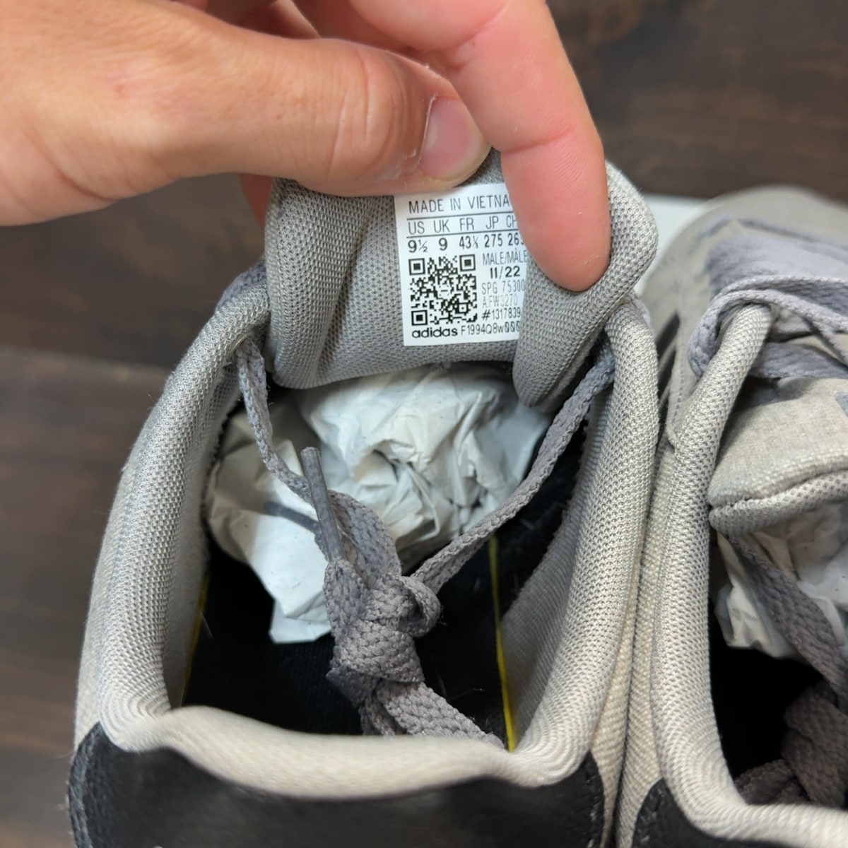 adidas Daily 3.0 Grey Black Size 9.5 (Pre-Owned) - aux