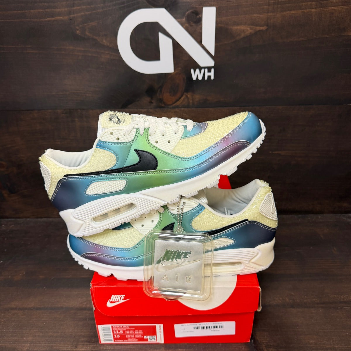 Nike Air Max 90 Bubble Pack White - Image 1