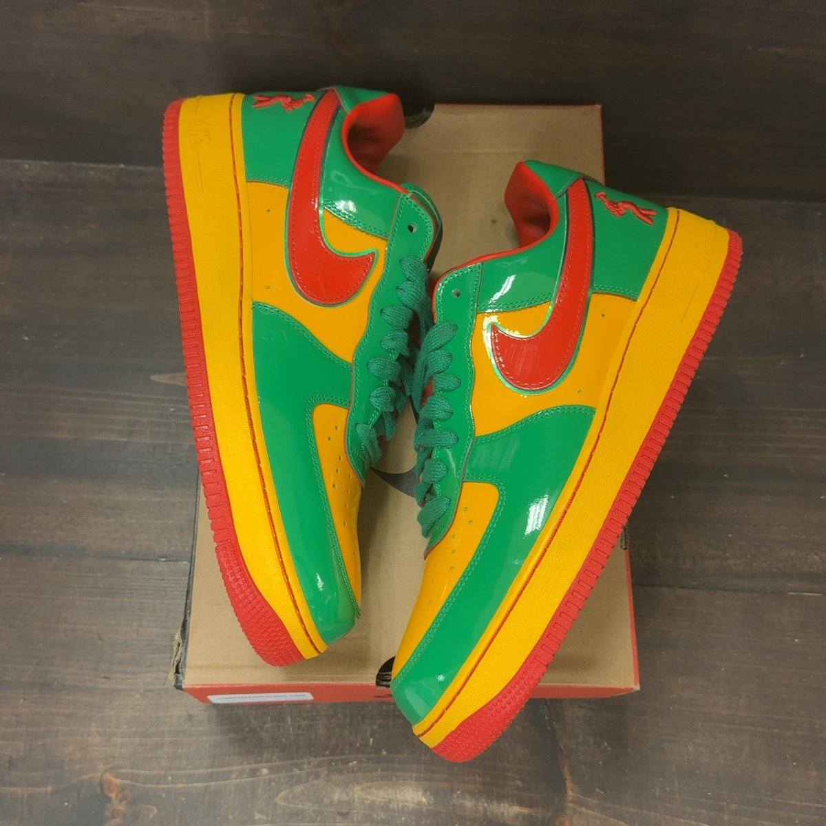 Nike Air Force 1 Low Lil Yachty Concrete Boys Lucky Green Size 11 (Pre-Owned) - back