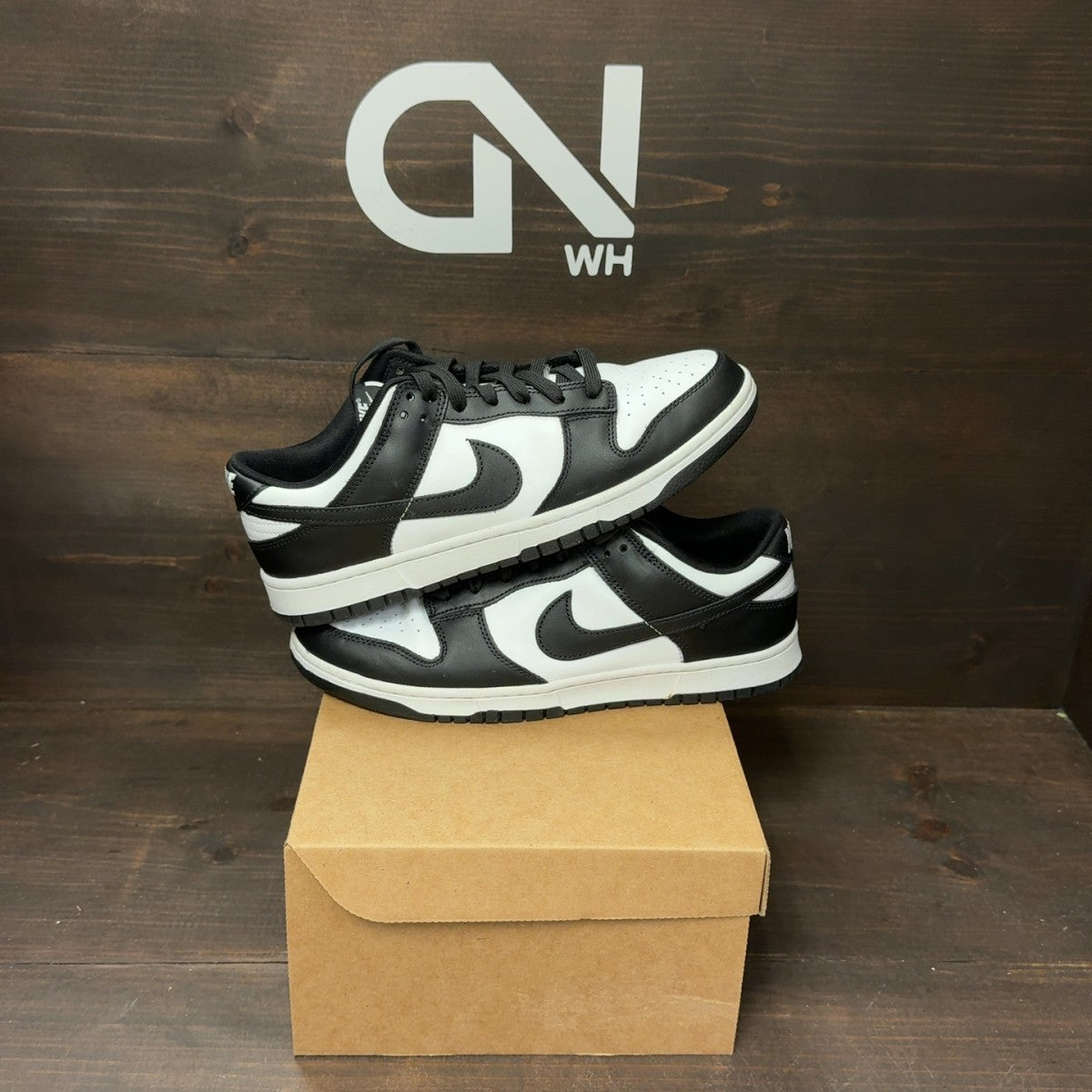 Nike Dunk Low Retro White Black Panda Size 10 (Pre-Owned) - Image 1