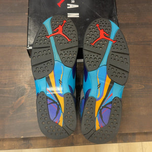 Jordan 8 Retro Aqua (2025) Size 8.5 (Pre-Owned) - aux