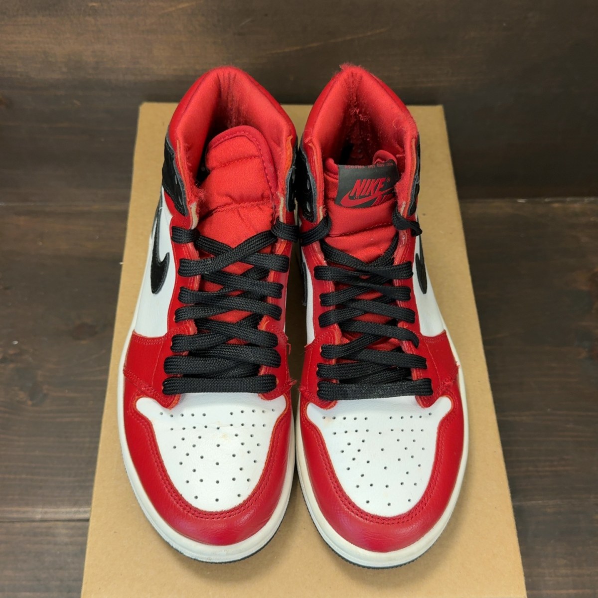 Jordan 1 Retro High Satin Snake Chicago (Women's) Size 6W (Pre-Owned) - Image 3