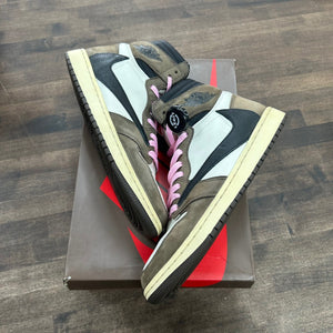 Jordan 1 Retro High OG SP Travis Scott Mocha Size 10 (Pre-Owned) - Image 1