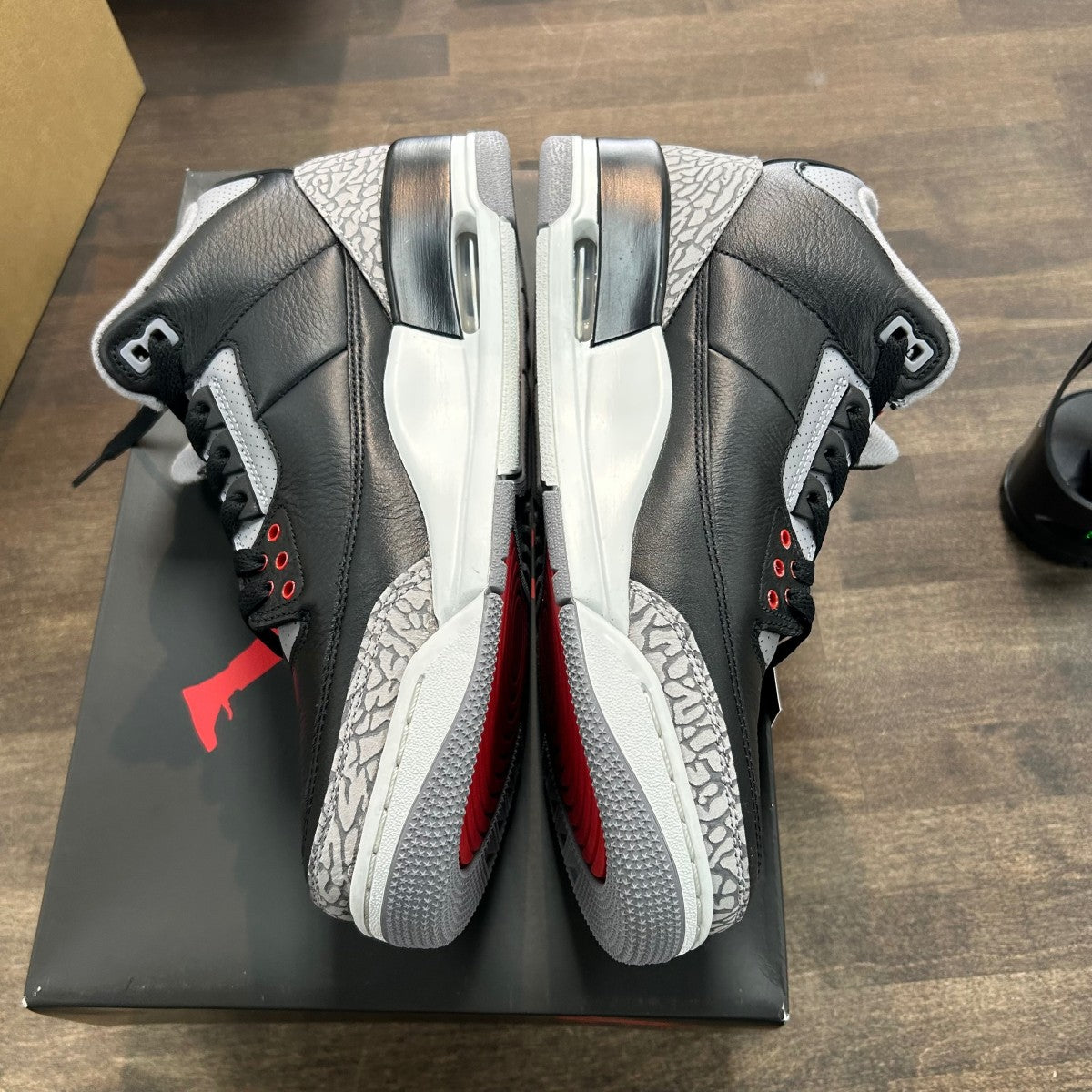 Jordan 3 Retro OG Black Cement (2024) Size 9.5 (Pre-Owned) - Image 3