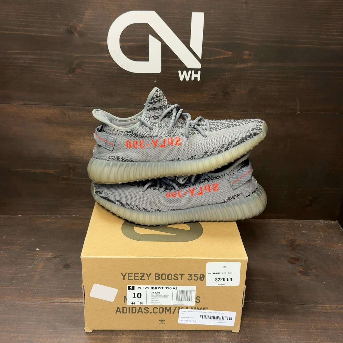 adidas Yeezy Boost 350 V2 Beluga 2.0 Size 10 (Pre-Owned) - front