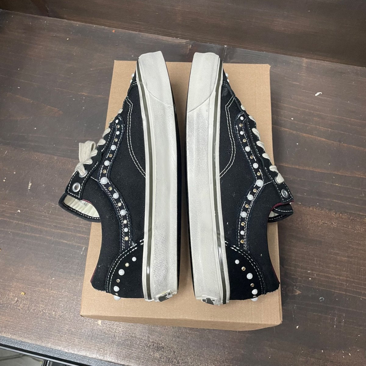 Vans OTW Old Skool 36 Pearlized Pack Black Size 9.5 (Pre-Owned) - box