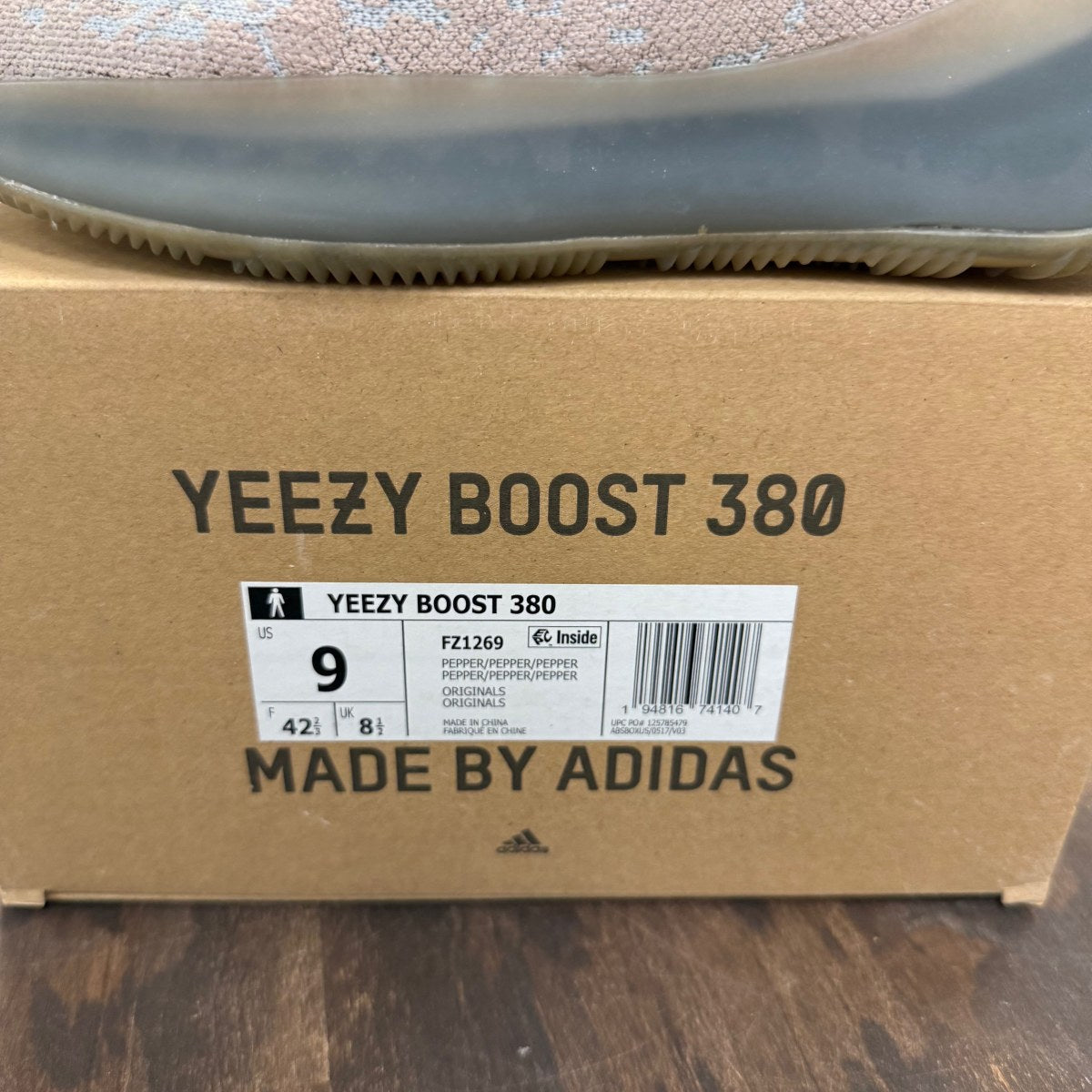adidas Yeezy Boost 380 Pepper Size 9 (Pre-Owned) - Image 7