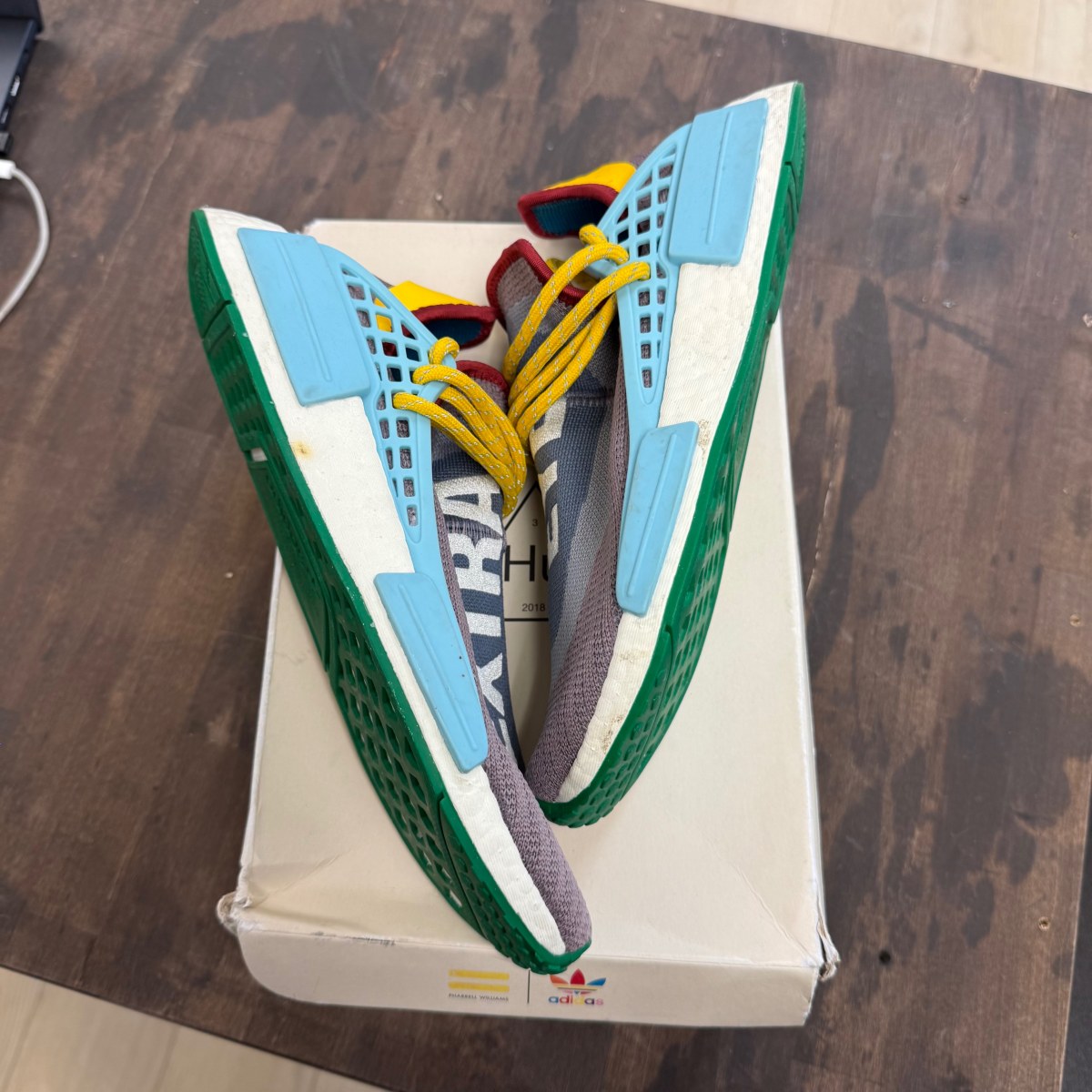 adidas NMD Hu Pharrell Extra Eye Grey - Image 1