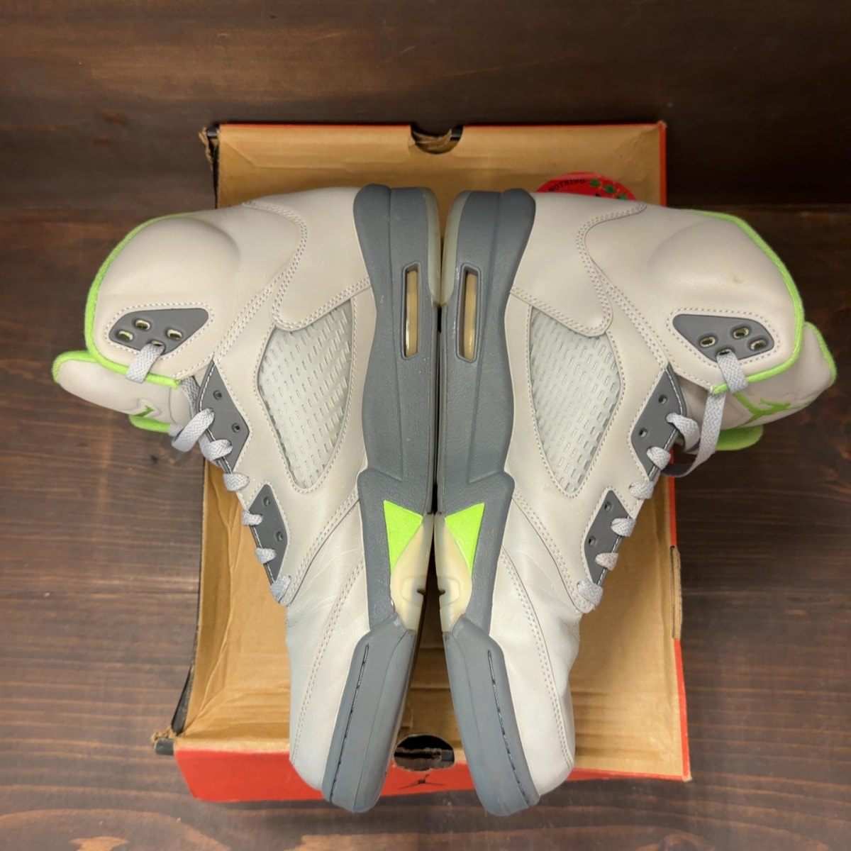 Jordan 5 Retro Green Bean (2022) Size 13 (Pre-Owned) - aux