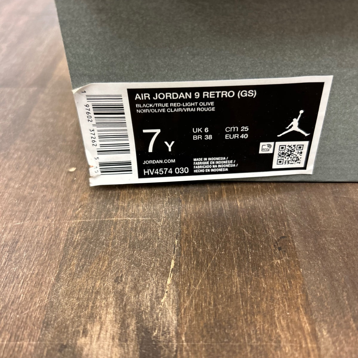 Jordan 9 Retro Olive (2024) (GS) - Image 6