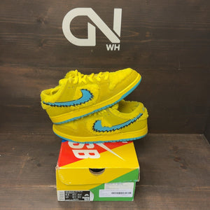 Nike SB Dunk Low Grateful Dead Bears Opti Yellow Size 8.5 (Pre-Owned) - front