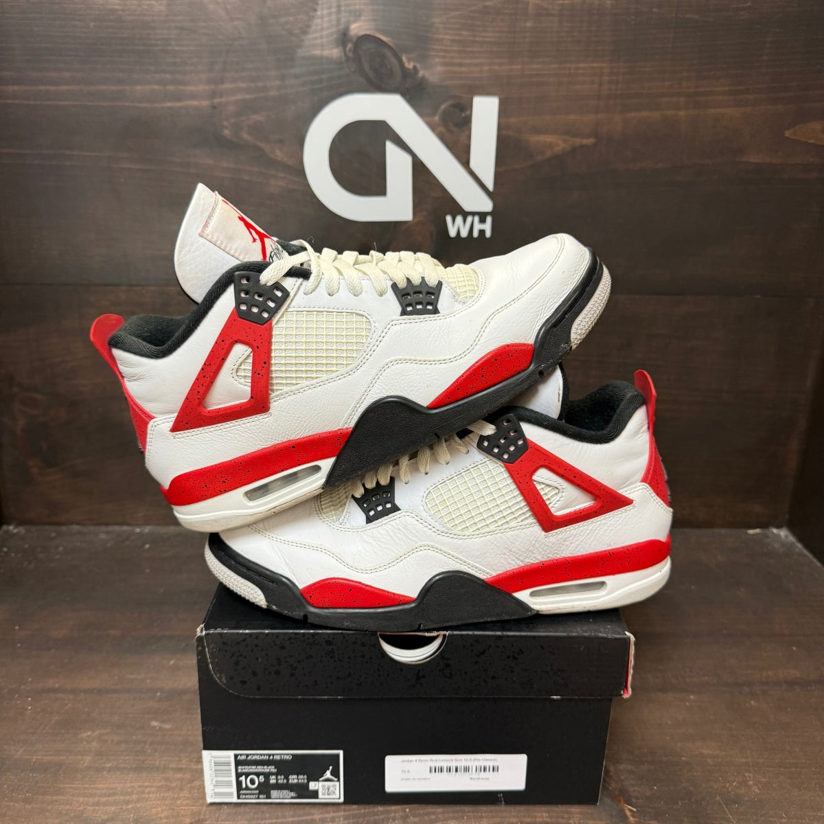 Jordan 4 Retro Red Cement - Image 1