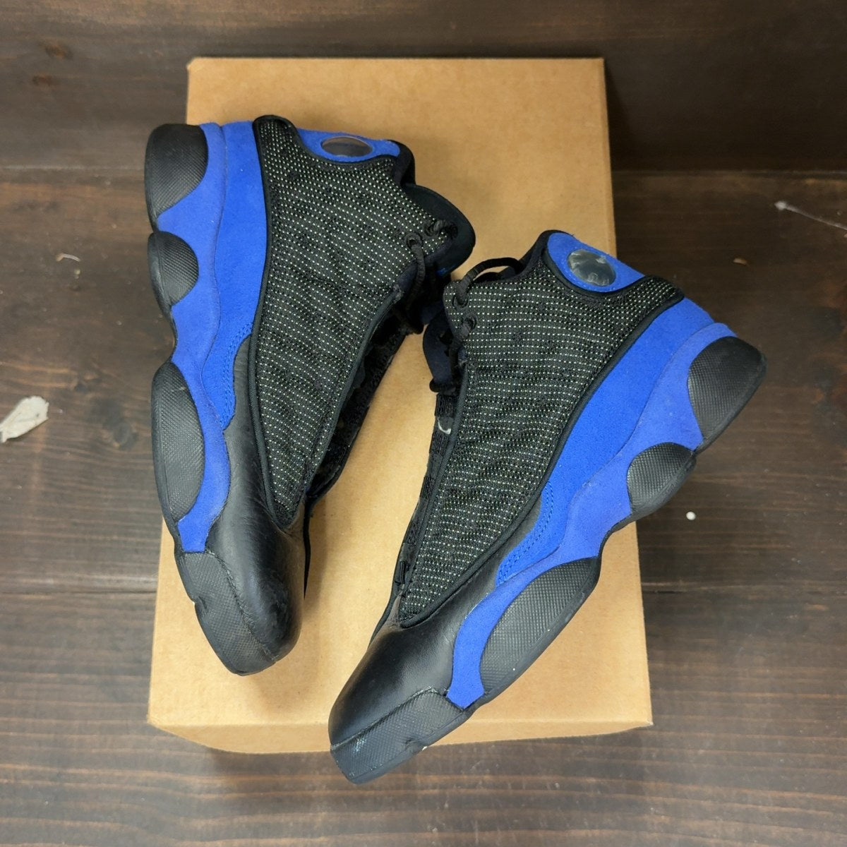 Jordan 13 Retro Black Hyper Royal (GS) Size 6Y (Pre-Owned) - Image 2