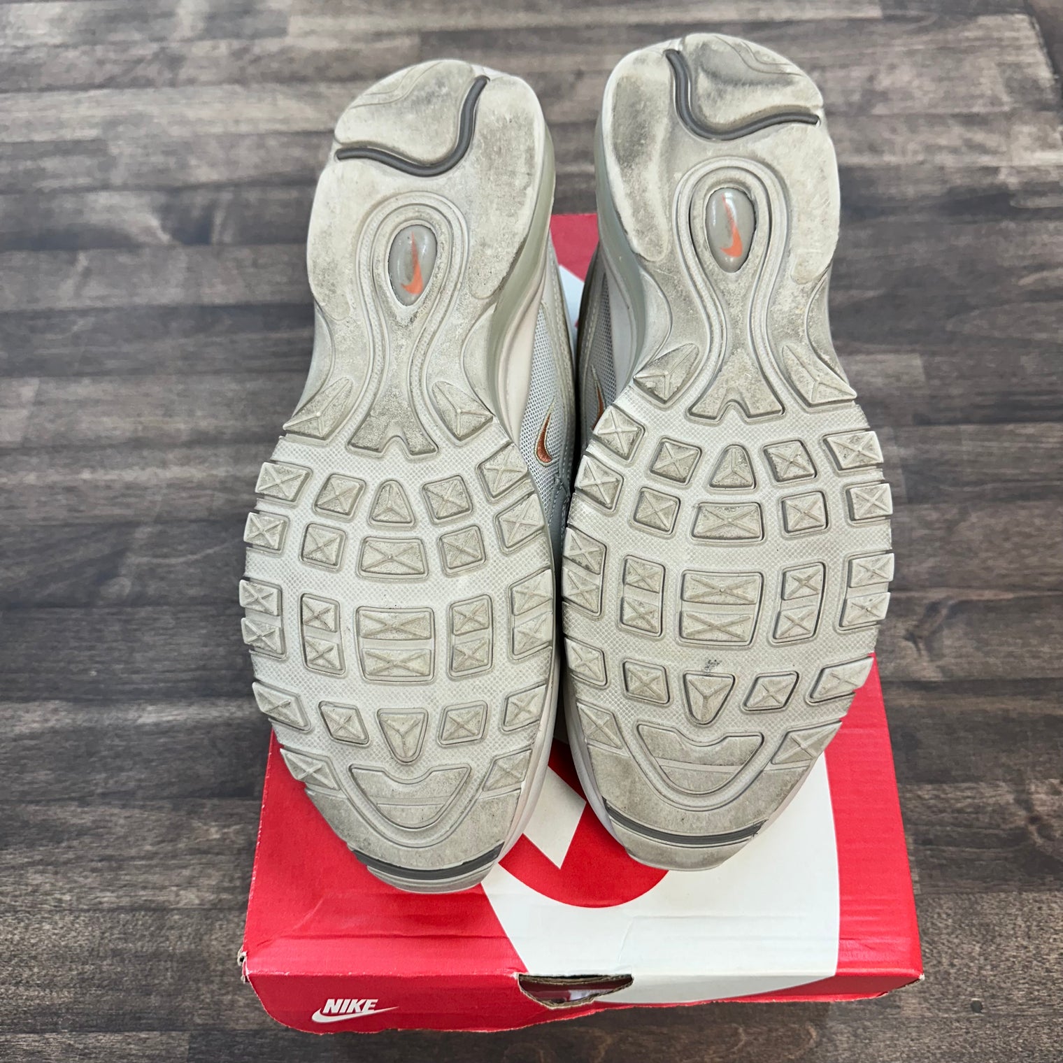 Cream Khaki Olive Air Max 97 (USED, Replacement Box)