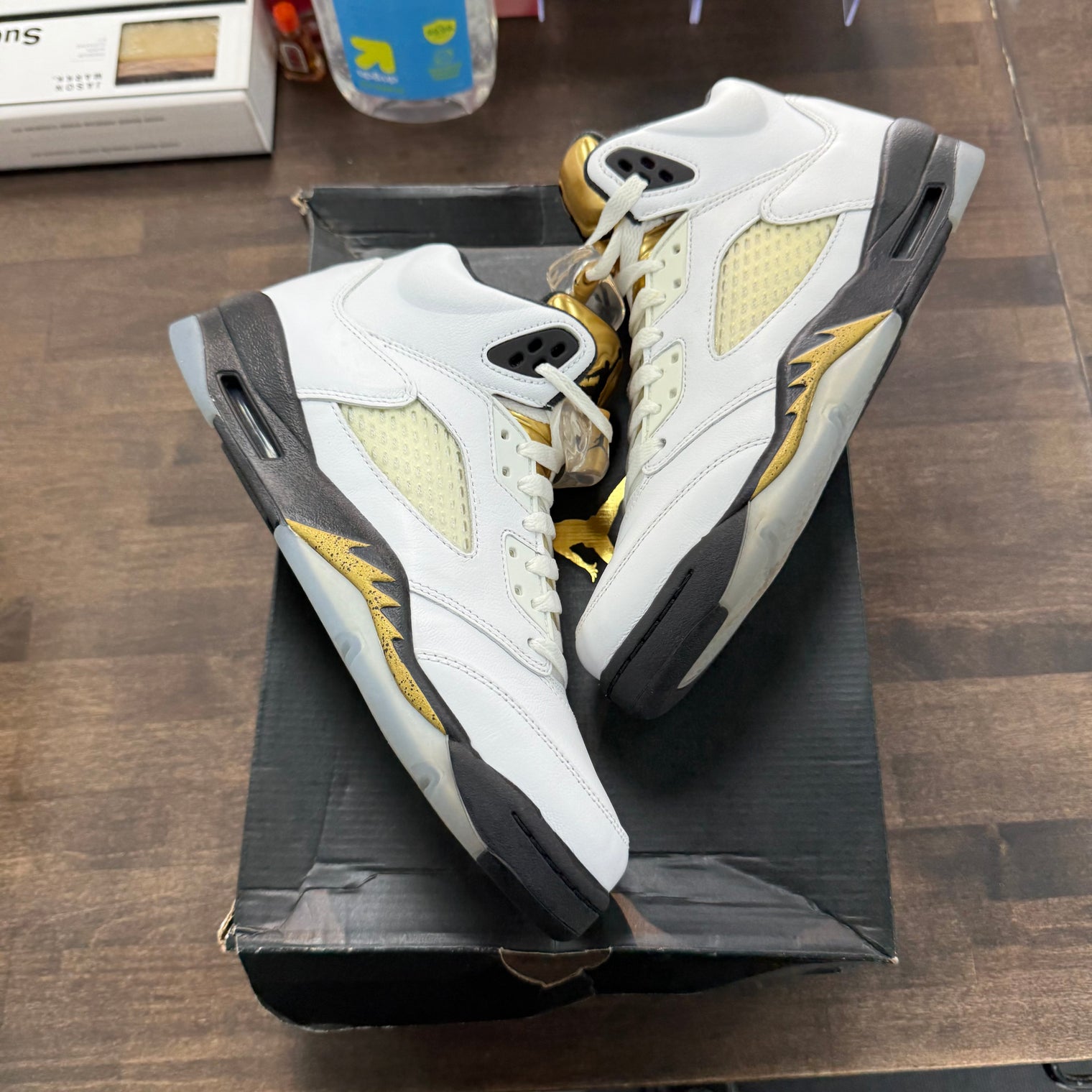 (GS) Olympic Gold Metal Jordan 5
