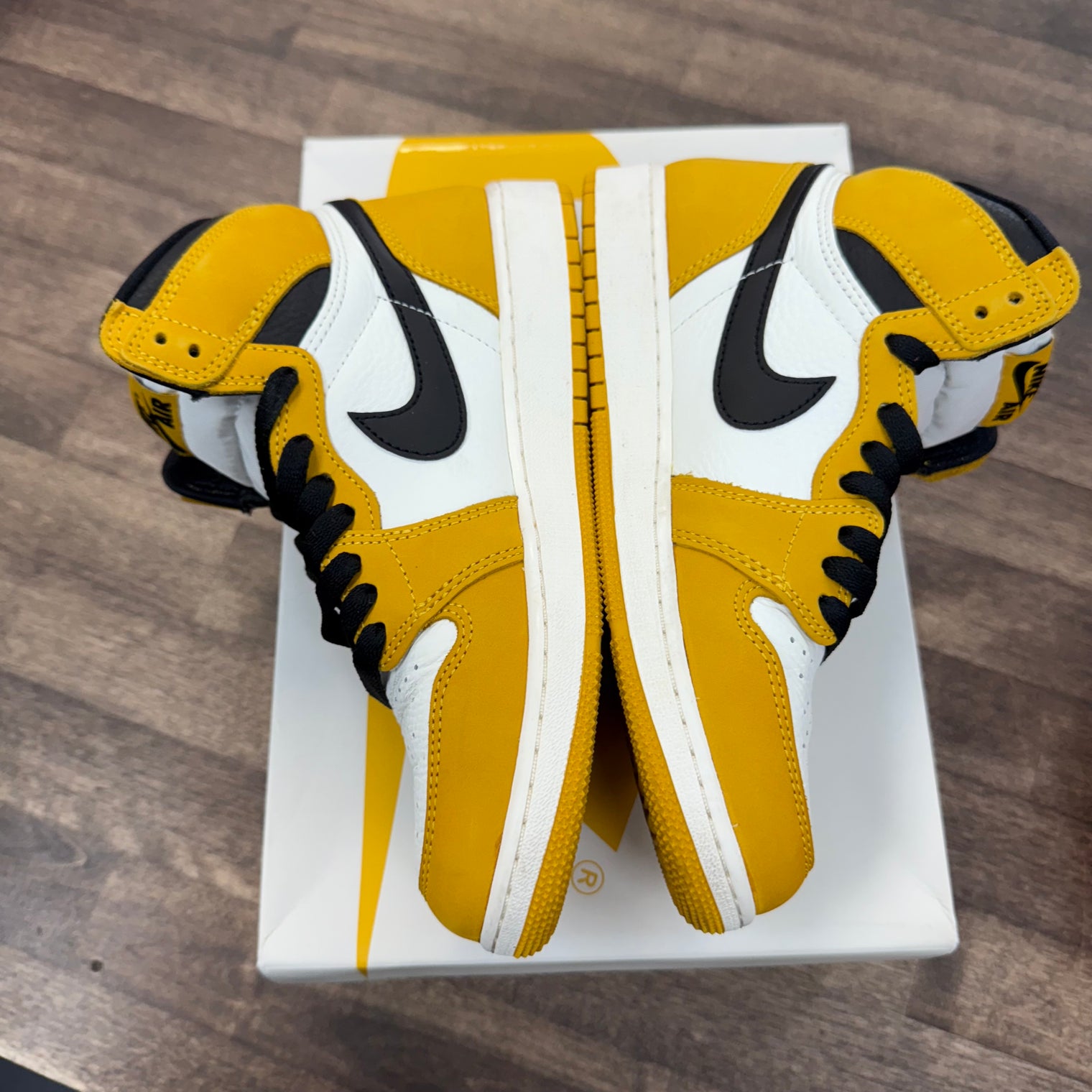 Yellow Ochre Jordan 1 High OG (GS) (USED)