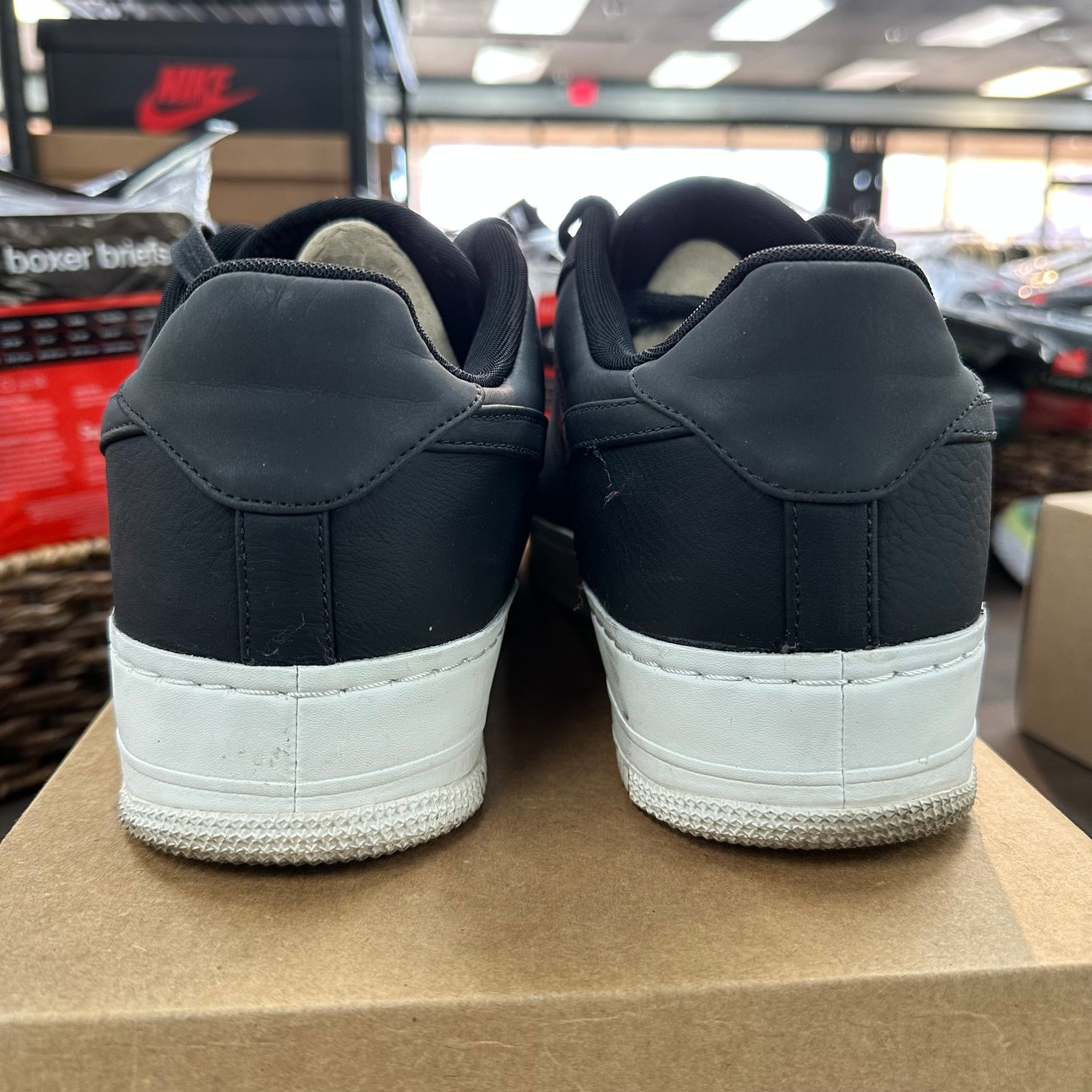 NikeLab Black Air Force 1 Low (USED, No Box)