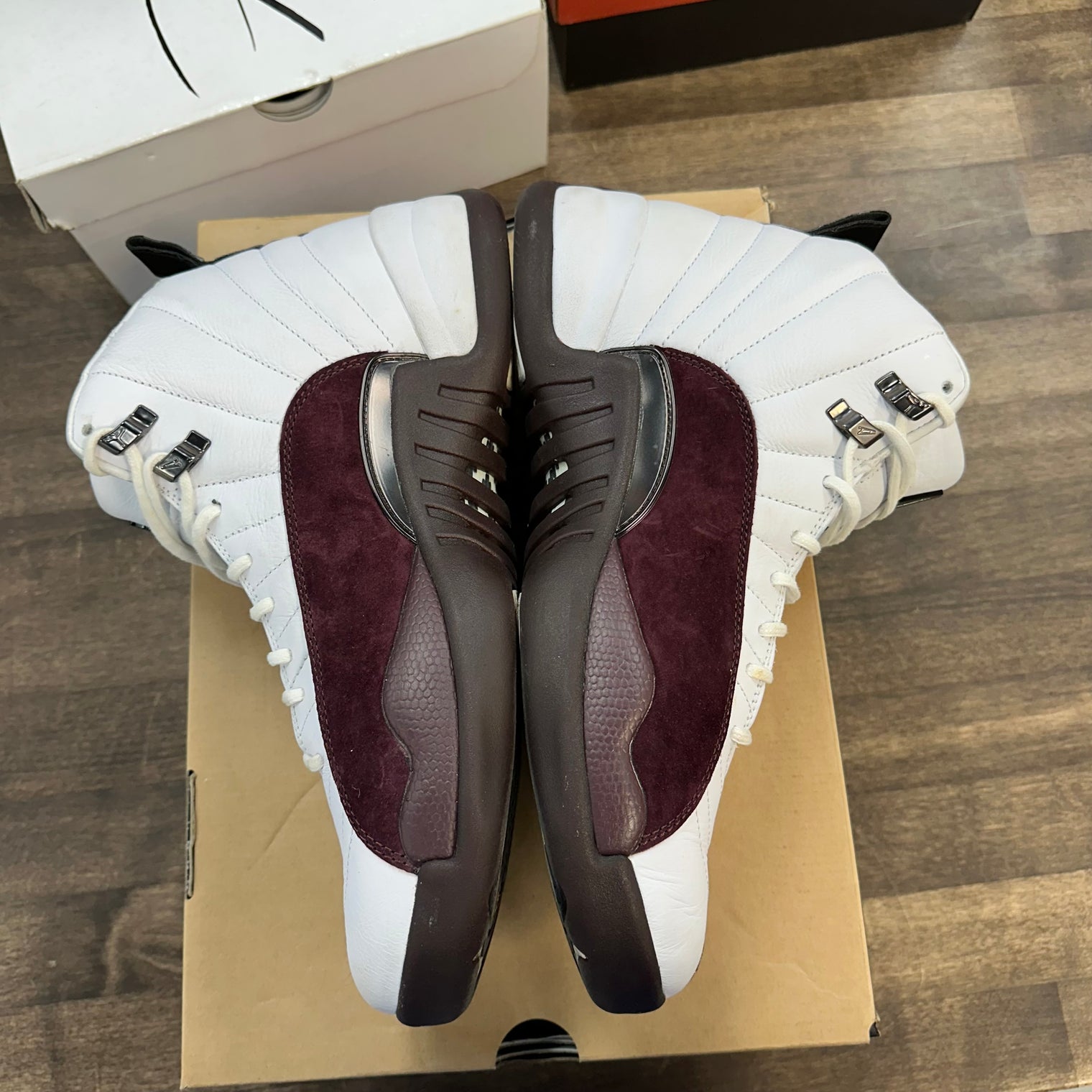 (W) White A Ma Maniere Jordan 12 Retro (USED)