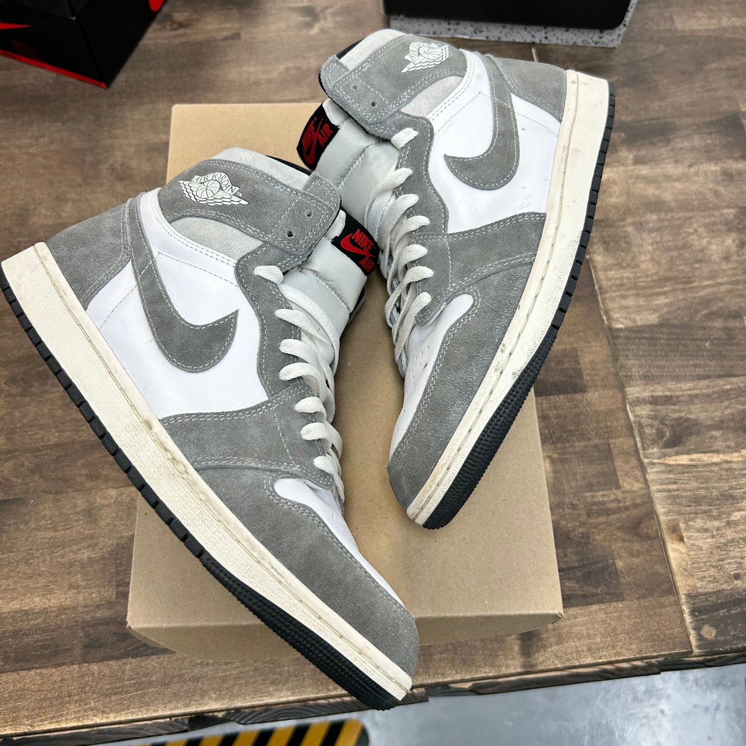 Washed Black Jordan 1 High (Used, No Box)