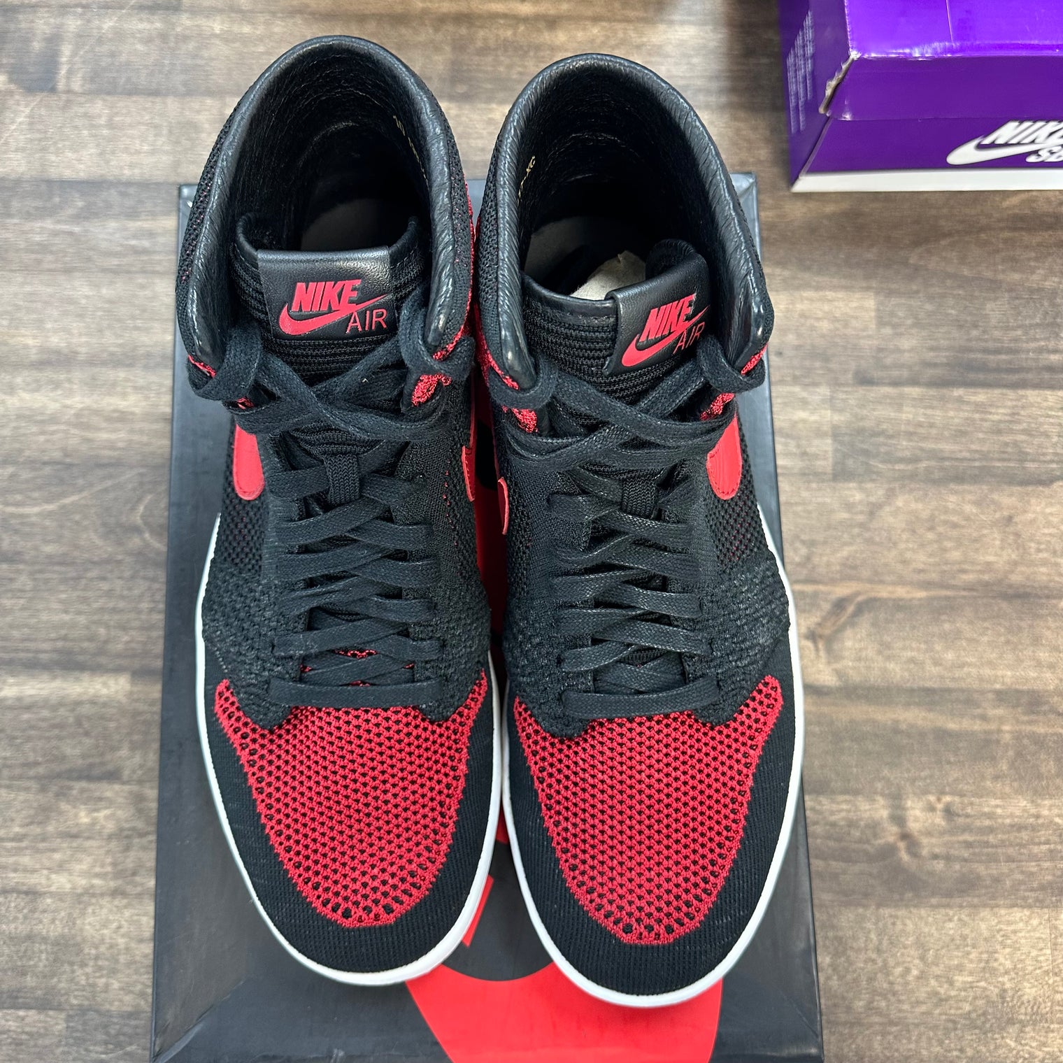 Flyknit Jordan 1 High Bred (USED)