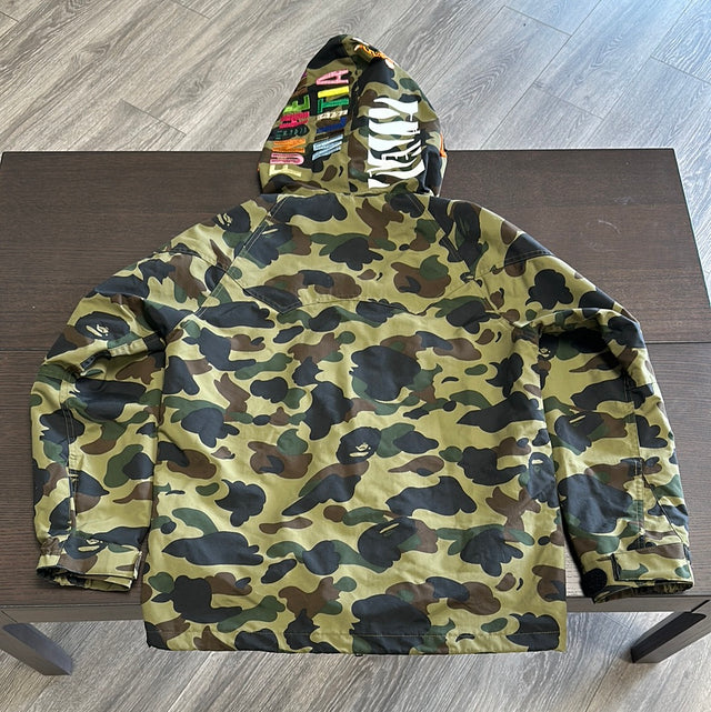 Bape Green Camo Jacket (Used)