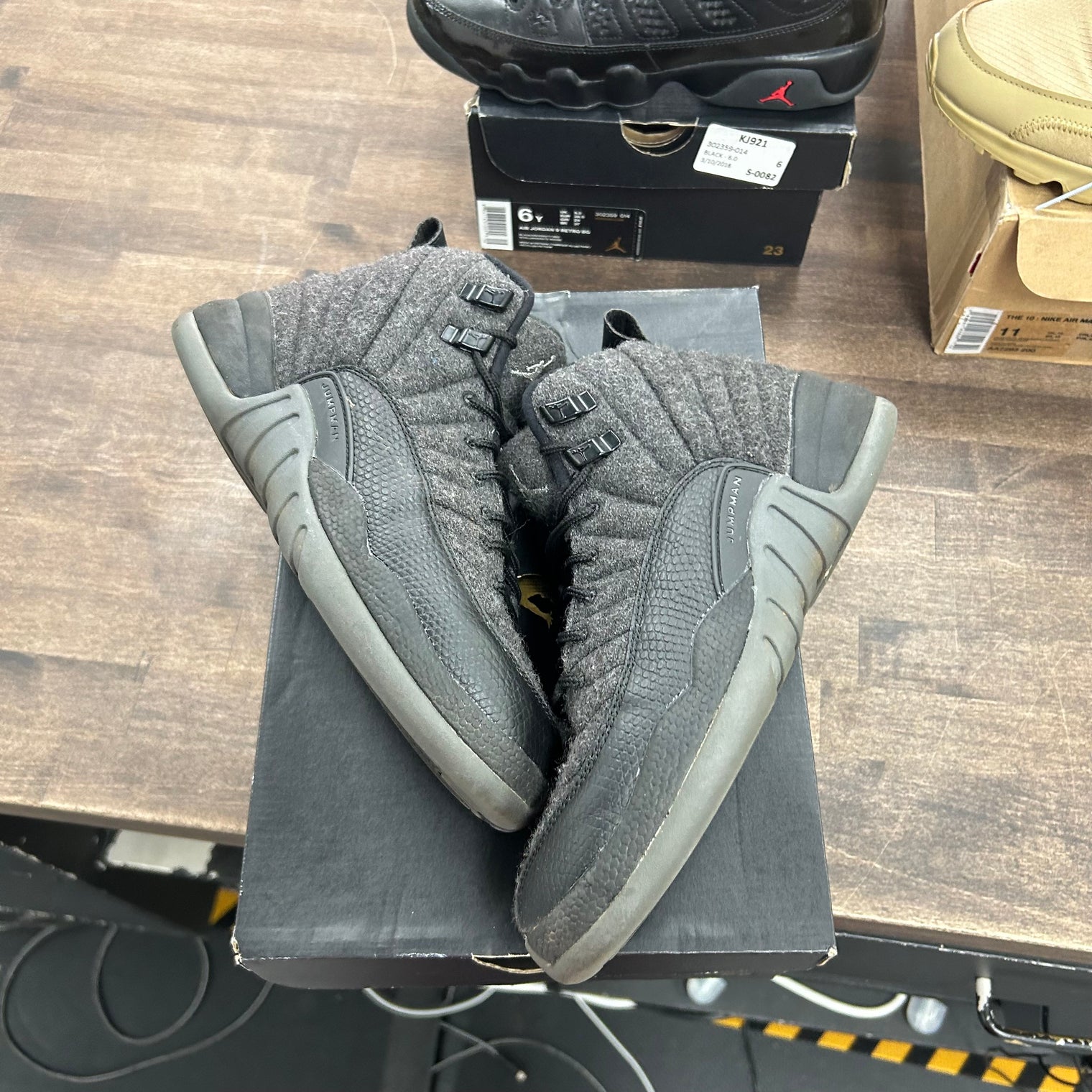 Wool Jordan 12 Retro (GS) (USED)