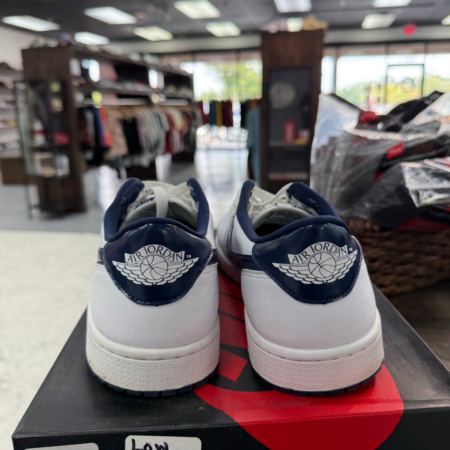 Metallic Blue Jordan 1 Low OG (USED)