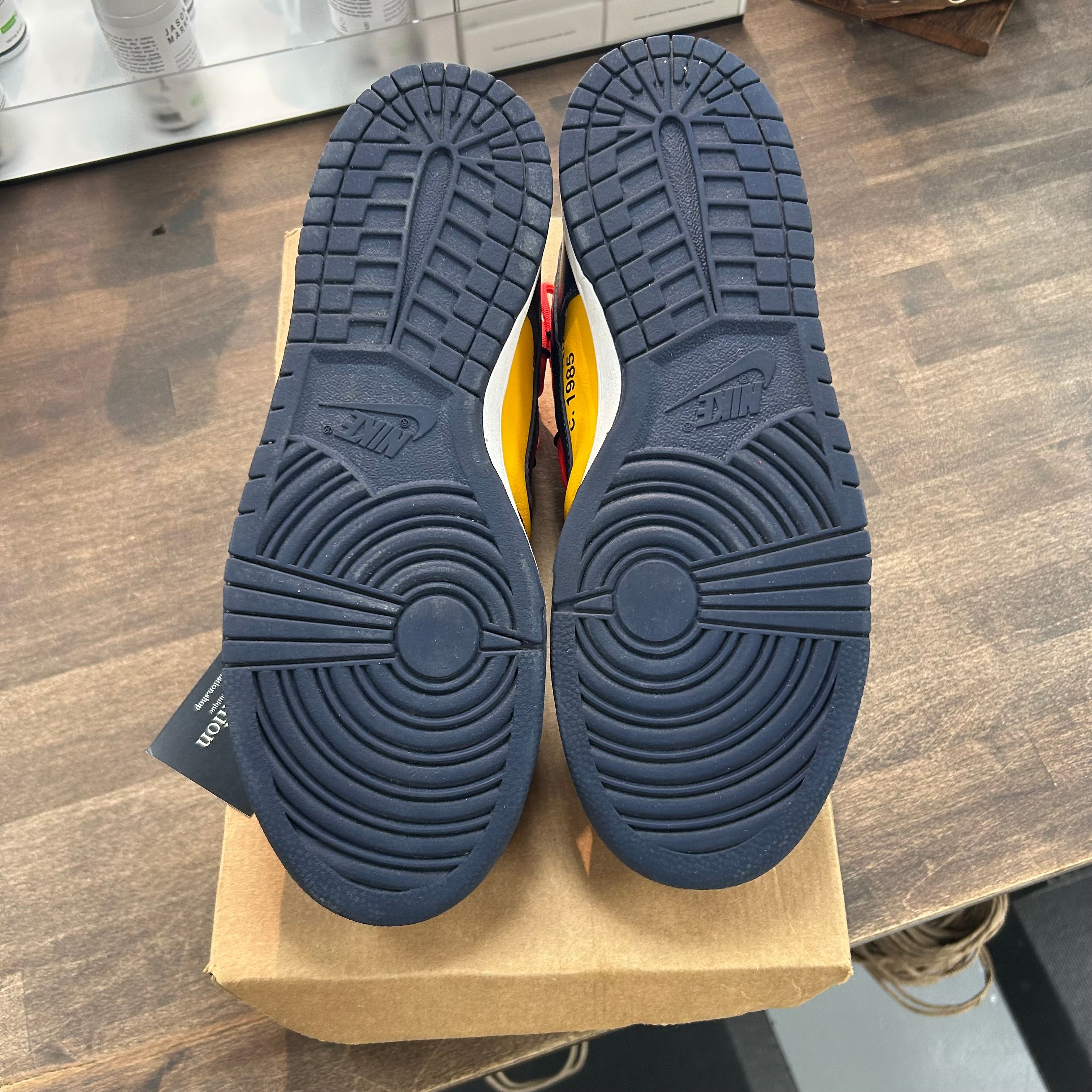 Nike Off-White Michigan Dunk Low (USED, No Box) Size 11 (Pre-Owned) - Image 5