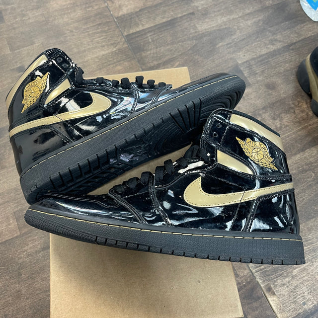 Black Metallic Jordan 1 High (USED, No Box)