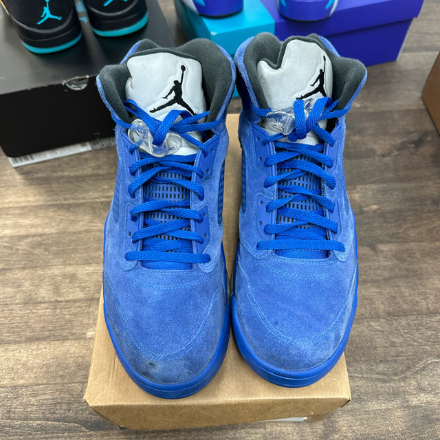 Blue Suede Jordan 5 (USED,No Box)