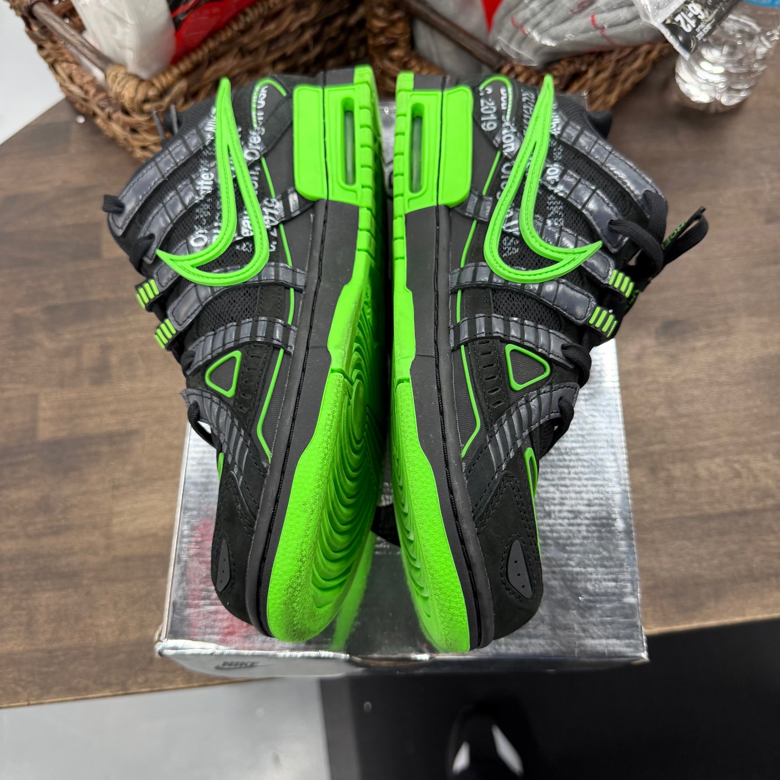 Green Strike Off-White Rubber Dunk Low (USED)