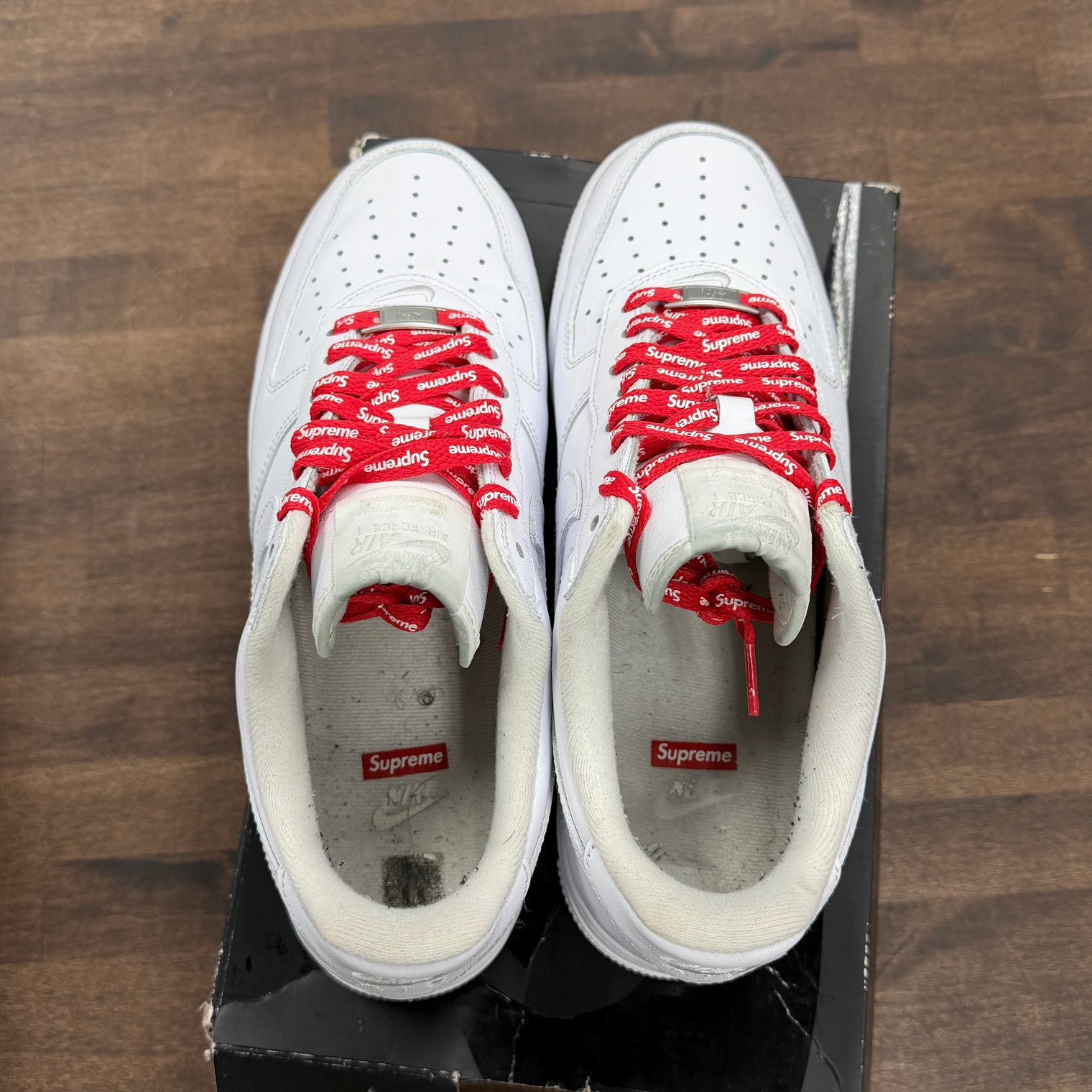 Nike Air Force 1 Low Supreme White (USED)