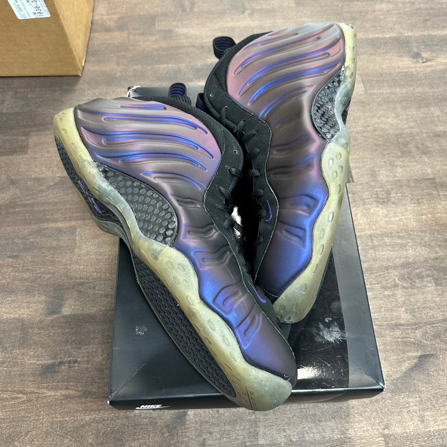 Eggplant Foamposite One (2017) (USED, Replacement Box)