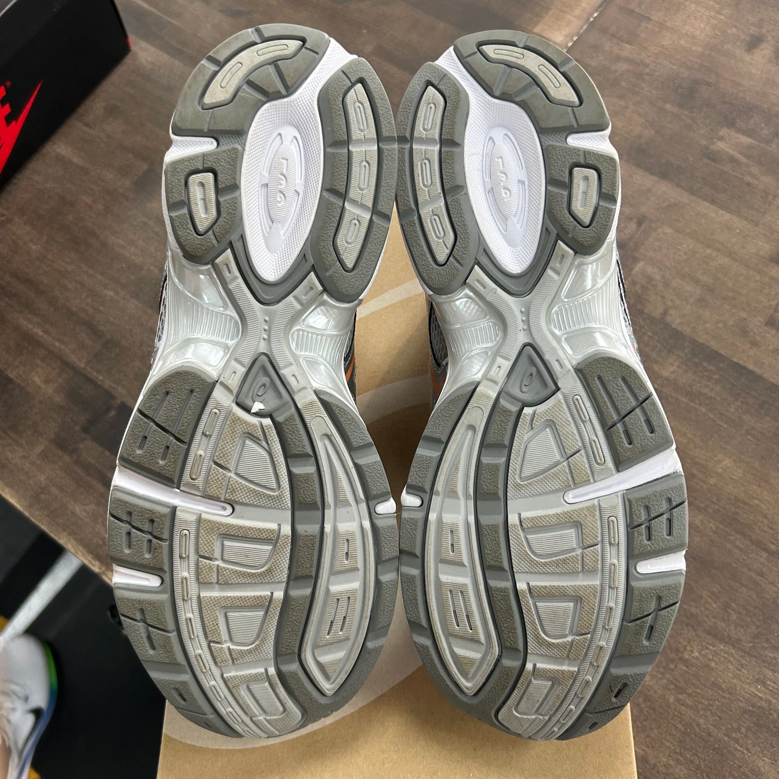 Cement Grey Rust Orange Asics Gel 1130 (USED)