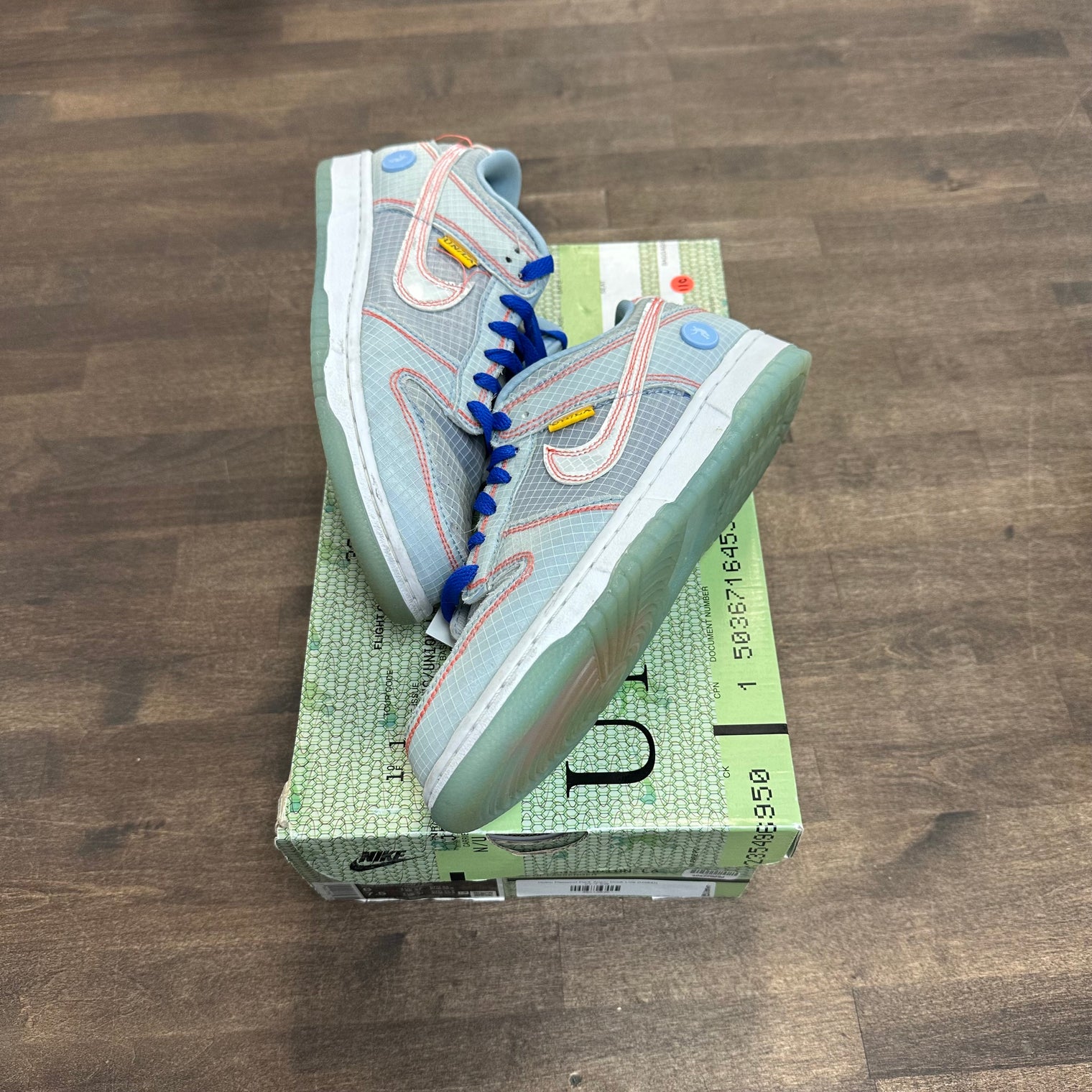 Union Passport Pack Argon Dunk Low (USED)