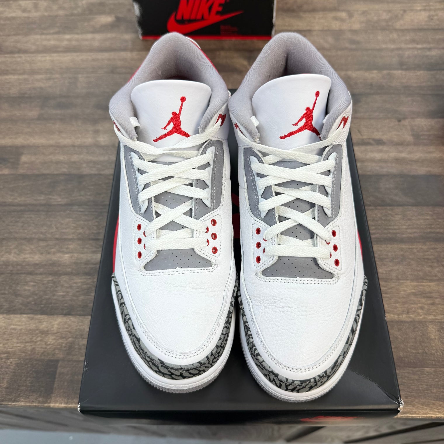 Fire Red Jordan 3 Retro (USED)