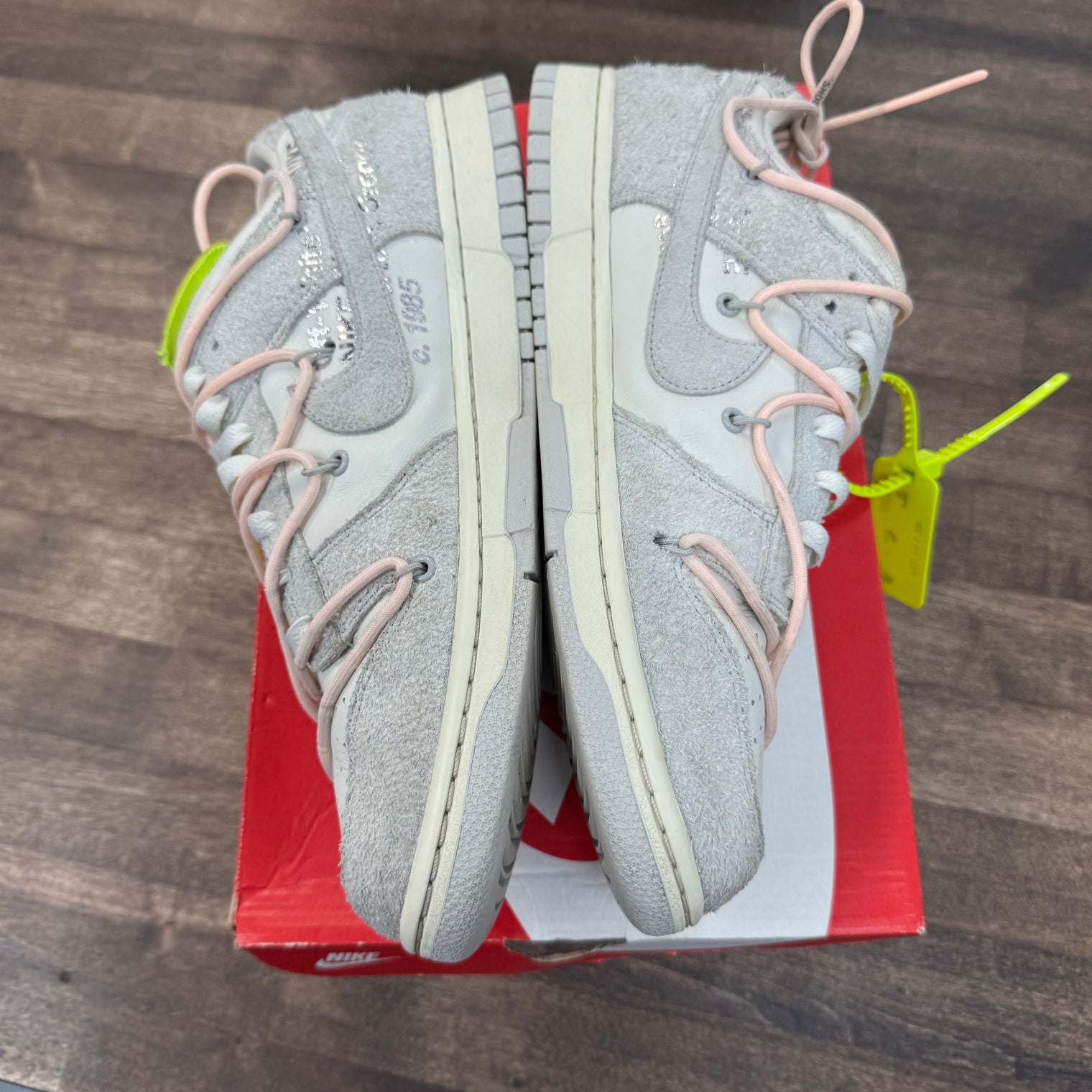 Lot 12 of 50 Off-White Dunk Low (USED, Replacement Box)