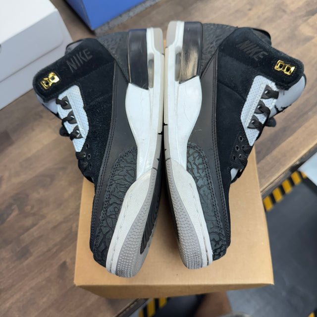 Black Cement Tinker Jordan 3 Retro (USED, No Box)