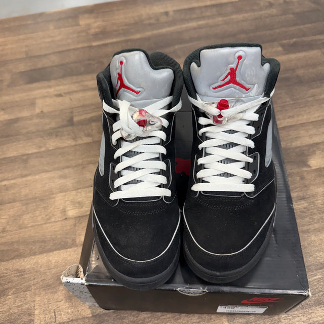 Black Metallic Jordan 5 (USED)