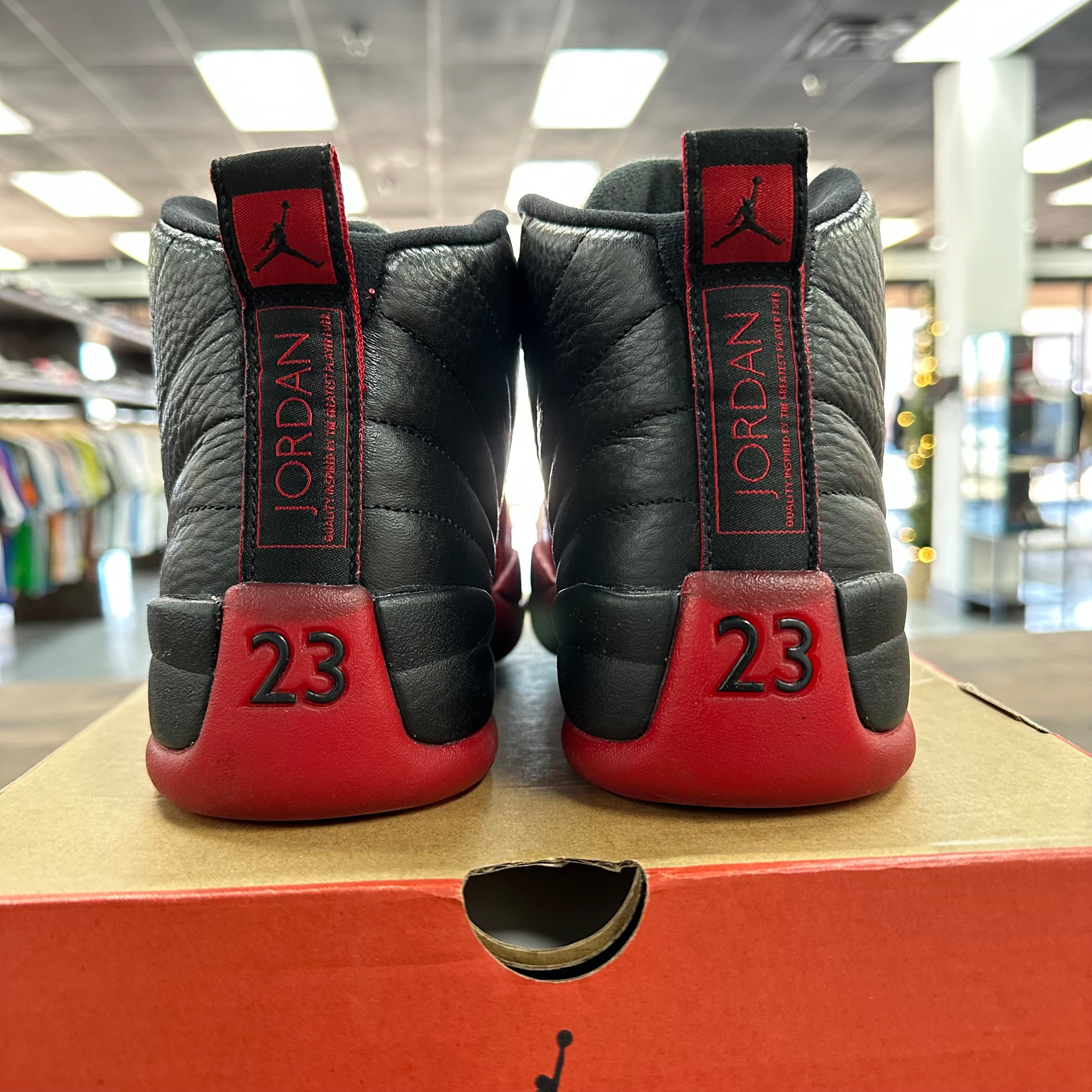 Jordan 12 Retro Flu Game (2016) (US 8) (USED) Size 8 (Pre-Owned) - Image 4