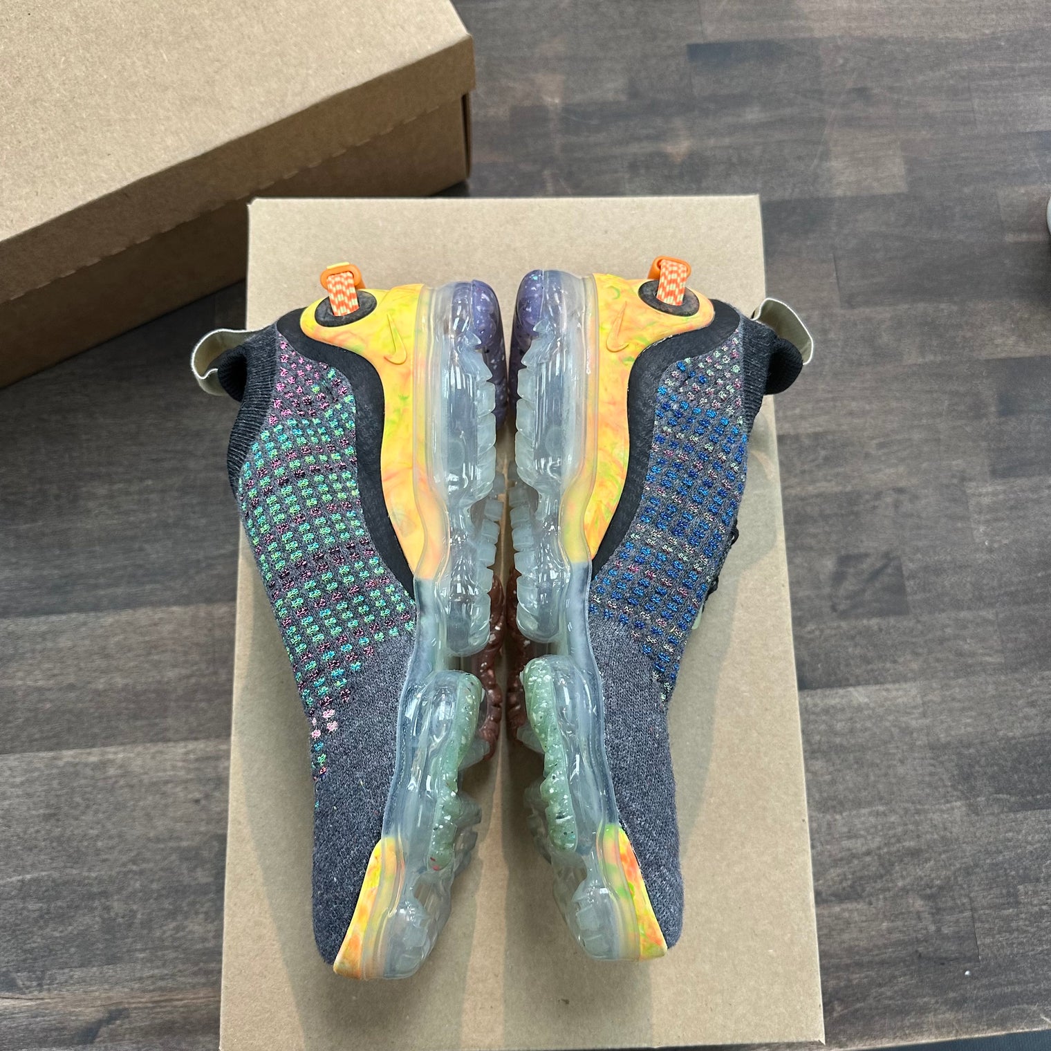 Iron Grey Nike Air VaporMax 2020 Flyknit (Women's) (US 6.5W) (USED,No Box)