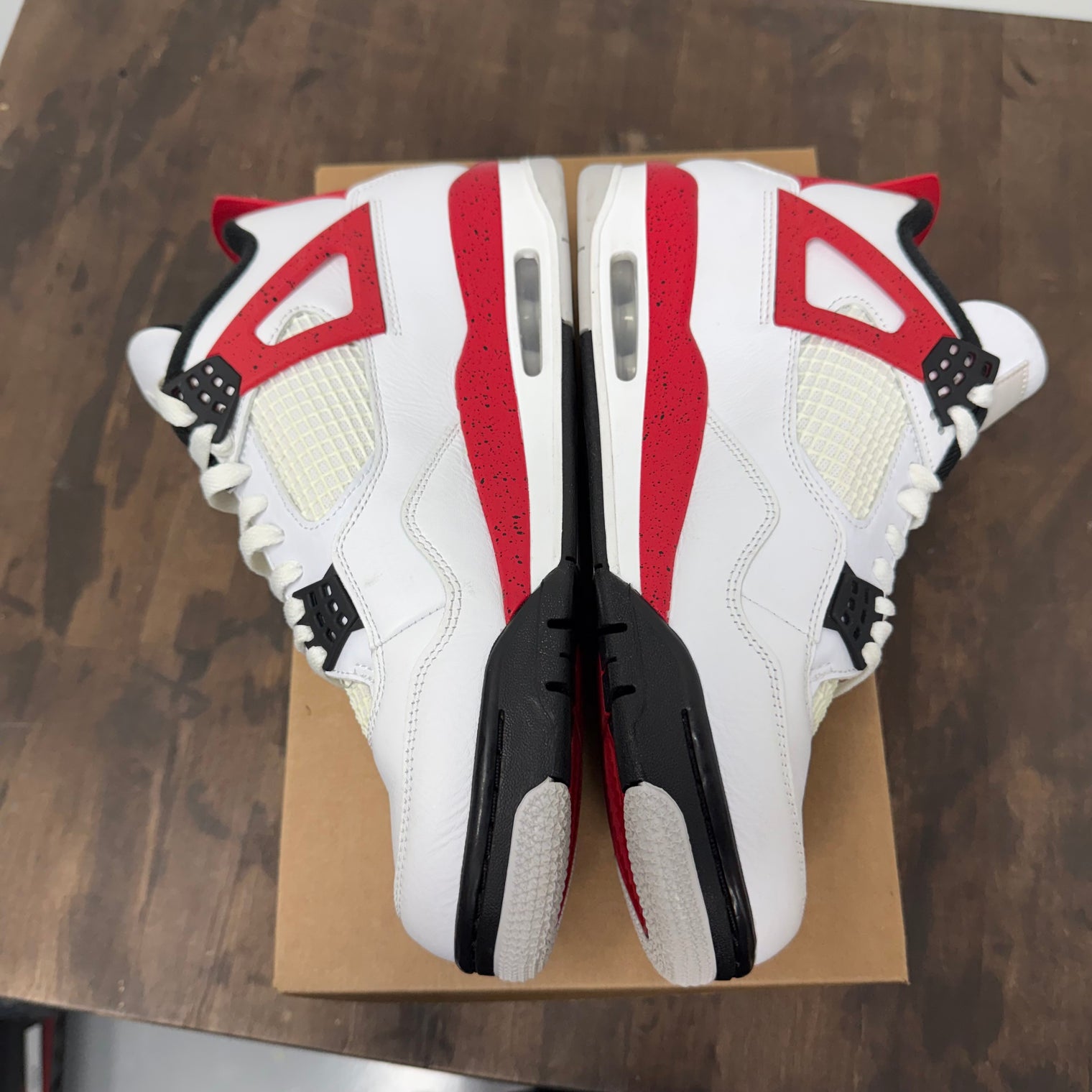 Red Cement Jordan 4 Retro (USED,NO Box)