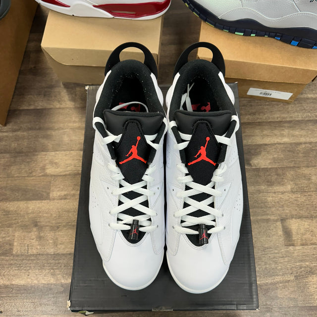 Infrared White Jordan 6 Retro Low (USED)