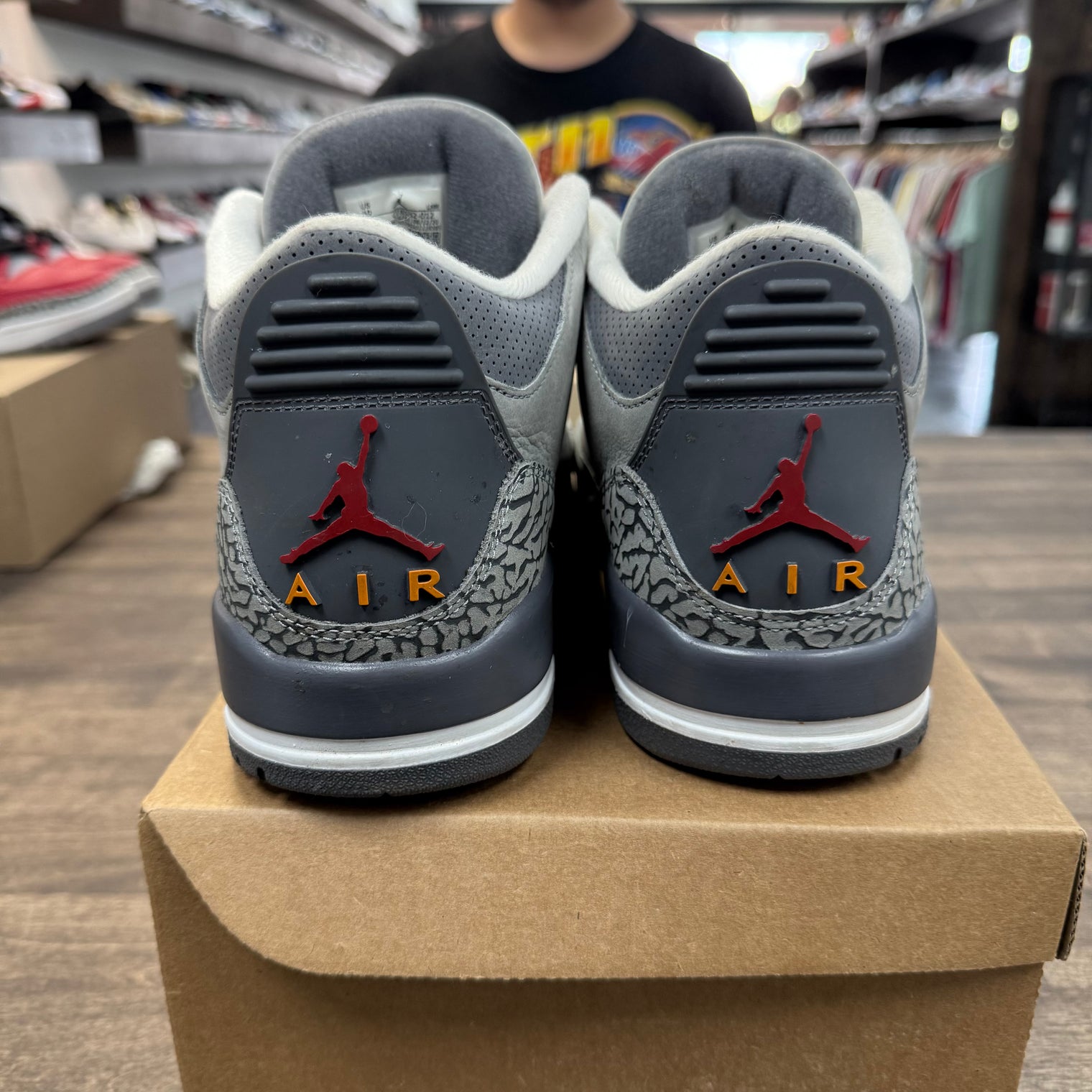 Cool Grey Jordan 3 Retro (USED,No Box)