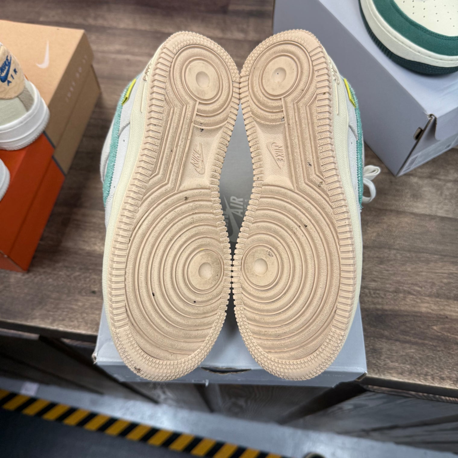 Nike Air Force 1 Low Test Of Time Sail Green (GS) (USED)